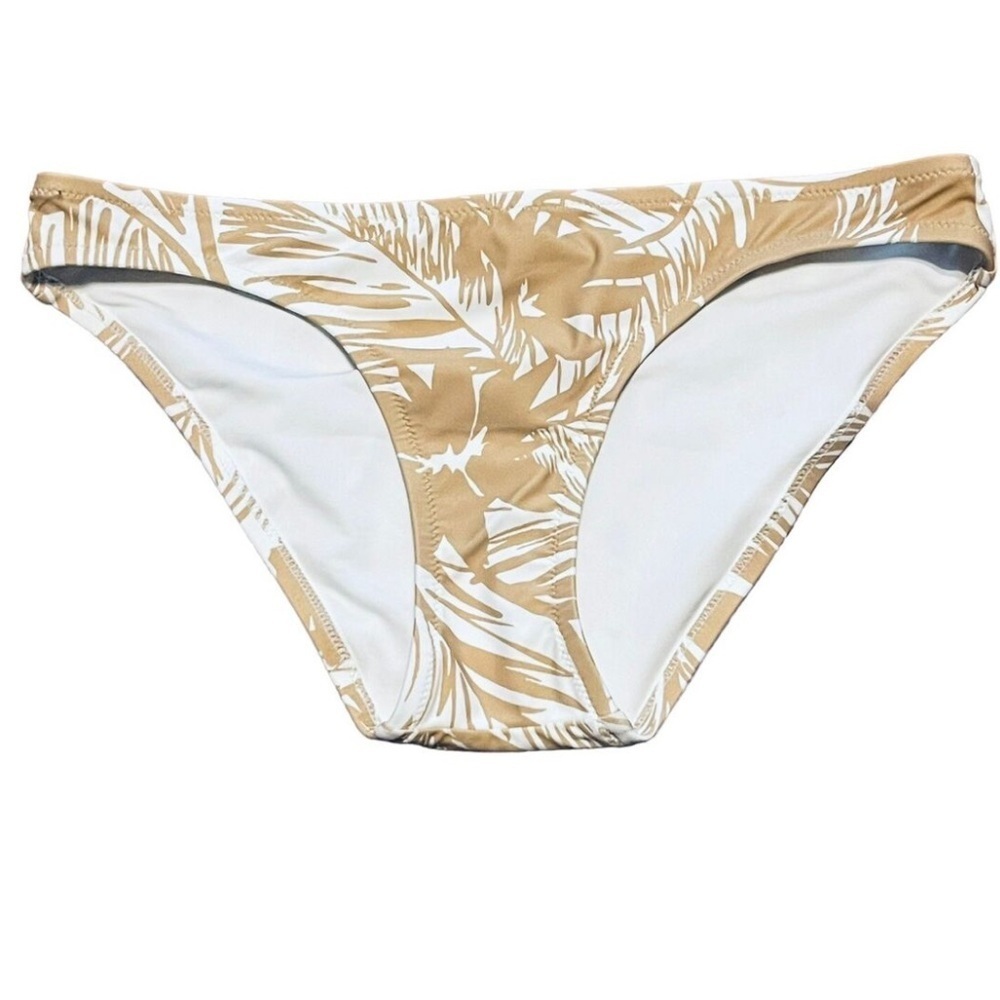 Madewell Second Wave Classic Bikini Bottom in Palm Leaves NWT medium